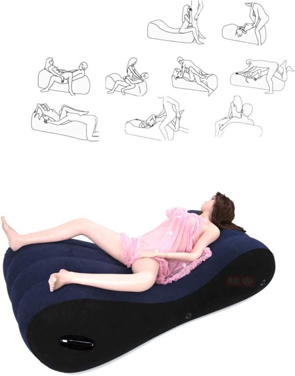 Sex Sofa Banc Sexuel Gonflable pour Amoureux Aide à la Posit... – Image 5