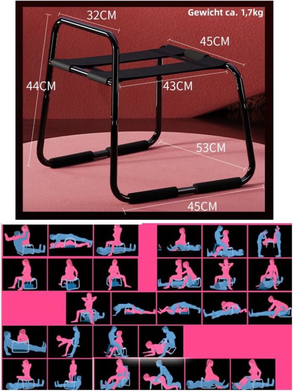 Sex Furniture Erotic Chair Bondage Position Sex Toy Couple S... – Image 2
