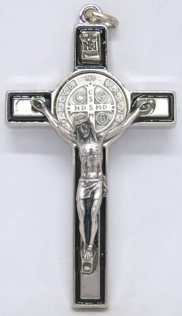 GTBITALY 10.026.11 Croix de Saint Benoît, mesure 8 cm avec l...